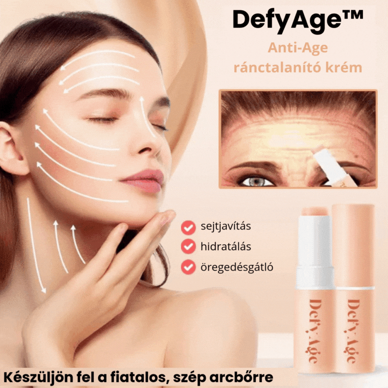 DefyAge™ Anti-Age ránctalanító krém | Azonnali ránctalanítást biztosít!